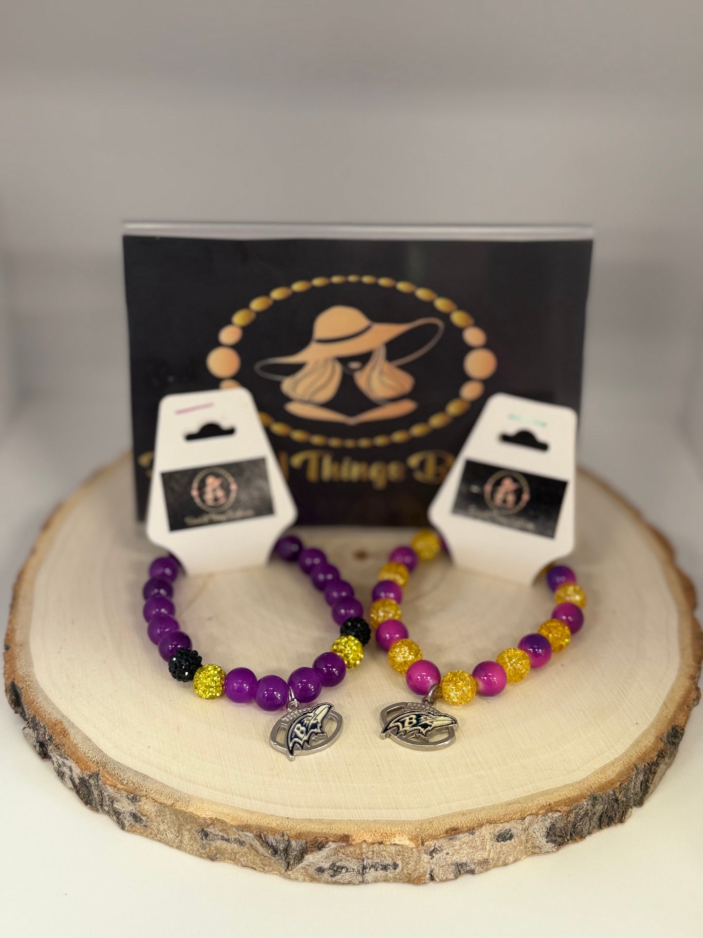 Ravens Beaded Bracelet