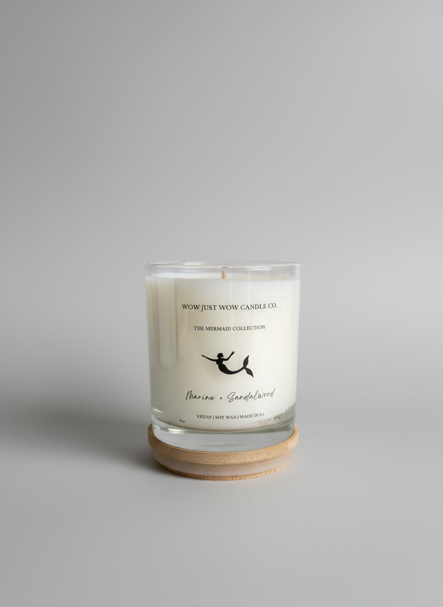 "Marine and Sandalwood" candle