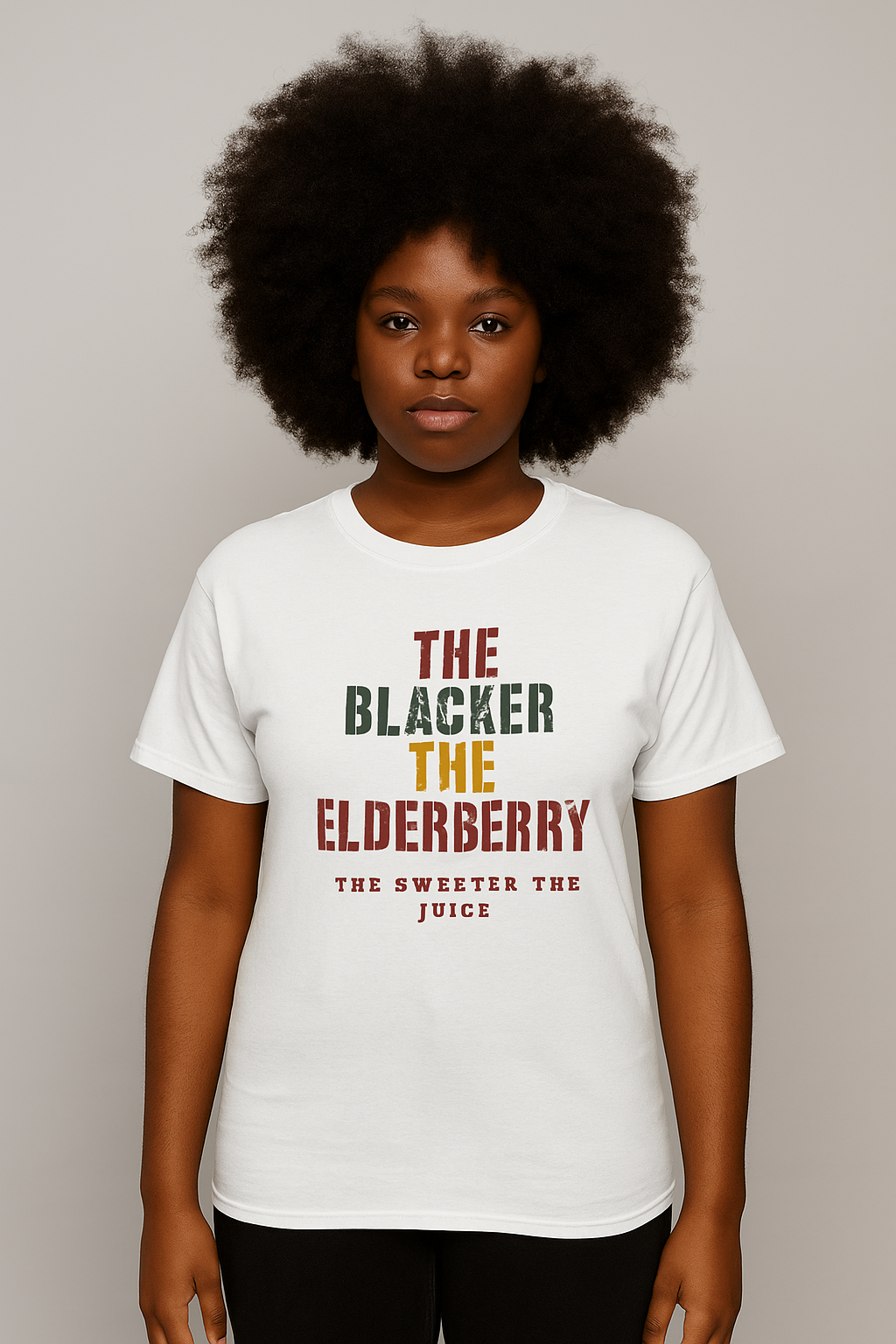 The Blacker The Elderberry The Sweeter The Juice T-Shirt